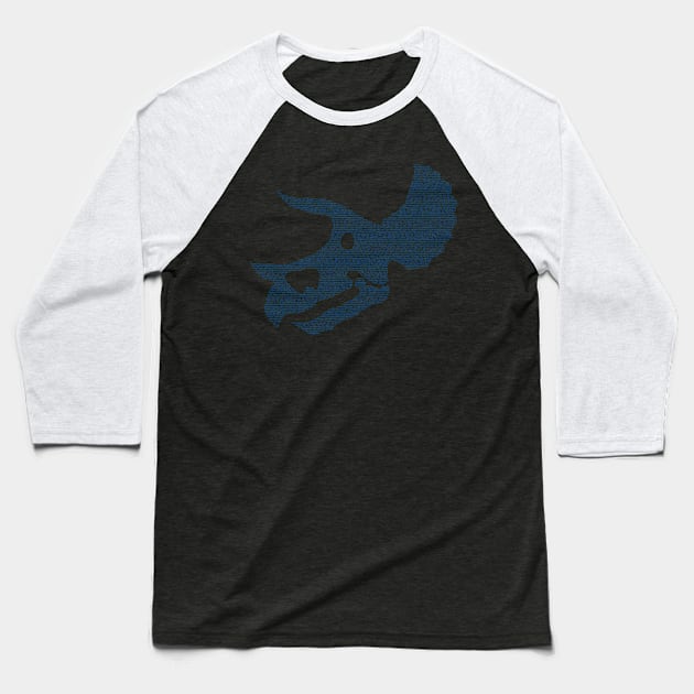 "...And a sick Triceratops." Baseball T-Shirt by Jricha3860